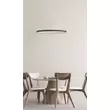 Pendul Azzardo Agnes metal, negru, LED, 3000K-6500K, 38W, 2100lm - AZ-5016