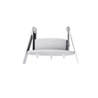 Baza de corp incastrabila  Azzardo CANOPY metal, alb - AZ-5419