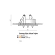 Baza de corp incastrabila  Azzardo CANOPY metal, negru - AZ-5420