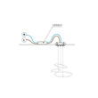 Baza de corp incastrabila  Azzardo CANOPY metal, negru - AZ-5420