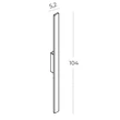 Aplica de perete exterioara Azzardo LENNART metal, negru, LED, 4000K, 18W, 1690lm, IP54 - 5697