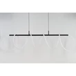 Pendul Azzardo ZIGZAG metal, plastic, negru, alb, LED, 3000K, 75W, 6000lm - 5827