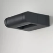 Aplica de perete exterioara Azzardo FRAME metal, gri, 8W, 3100K, 330Lm, IP65 - AZ-6322