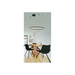 Pendul Azzardo HALO metal, plastic, negru, alb, LED, 60W, 3000-6000K, 3384Lm - AZ-6475