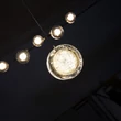 Pendul Azzardo EUFORIA metal, sticla, auriu, transparent, LED, 6W, 3000K, 450Lm - AZ-6734