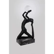Lampa decor Azzardo ARTEMIS metal, sticla, plastic, negru, alb, E27 - AZ-6783