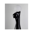 Lampa decor Azzardo PUMA plastic, sticla, negru, alb, E27 - AZ-6786