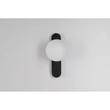 Aplica de perete Azzardo ELMO metal, sticla, negru, alb, LED, 5W, 3000K, 375Lm - AZ-6798