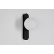 Aplica de perete Azzardo ELMO metal, sticla, negru, alb, LED, 5W, 3000K, 375Lm - AZ-6798