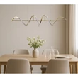 Pendul Azzardo MEMPHIS metal, acril, auriu, alb, LED, 55W, 2800K, 2580Lm - AZ-6814