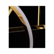 Pendul Azzardo MEMPHIS metal, acril, auriu, alb, LED, 55W, 2800K, 2580Lm - AZ-6814