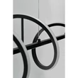 Pendul Azzardo MEMPHIS metal, acril, negru, alb, LED, 55W, 2800K, 2580Lm - AZ-6815