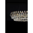 Pendul Azzardo BARLETTA metal, cristal, auriu, transparent, LED, 180W, 3000K - AZ-6904