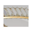 Aplica de perete Azzardo VALIRA metal, cristal,sticla, auriu, 20W, 3000K - AZ-6912