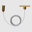 Accesorii pentru sina magnetica Sigma Azzardo SUSPENSION metal, auriu - AZ-7102