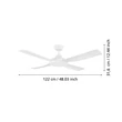 Ventilator Eglo BONDI 1 - IP20 - 35088