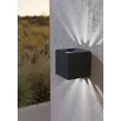 Aplica de perete exterioara Eglo CALPINO metal, antracit, LED, 3000K, 6.6W, 680lm, IP54 - 900445