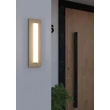 Aplica de perete exterioara Eglo BITETTO metal, plastic, maro, alb, LED, 3000K, 7W, 770lm, IP44 - 900679