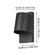 Aplica de perete exterioara Eglo STAGNONE metal, negru, GU10, IP54 - 900691