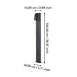 Lampadar exterior Eglo STAGNONE metal, negru, GU10, IP54 - 900692