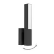 Aplica de perete exterioara Eglo UGENTO metal, plastic, negru, alb,  LED, 3000K, 9W, 920lm, IP44 - 900709