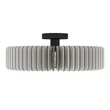 Plafoniera Eglo PALOMBAIA metal, lemn, negru, gri, E27 - 900832