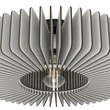Plafoniera Eglo PALOMBAIA metal, lemn, negru, gri, E27 - 900832