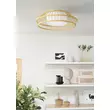 Plafoniera Eglo YUKU-Z metal, lemn, textil, alb, maro, LED, 2700K-6500K, 22W, 2600lm - 900841