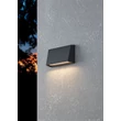 Aplica de perete exterioara Eglo SPONGANO metal, negru, LED, 3000K-4000K-5000K-6500K, 9.5W, 1100lm, IP65 - 900887