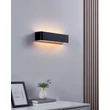 Aplica de perete Eglo SANIA 4 metal, negru, alb, LED, 12W, 3000K, 1400 Lm - 901018