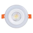 Spot incastrabil de baie Eglo CALONGE RGB plastic, alb, LED, 11,4W, 2700K-6500K, 3x 520 Lm, IP44 - 901117