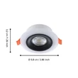 Spot incastrabil de baie Eglo CALONGE RGB plastic, alb, LED, 11,4W, 2700K-6500K, 3x 520 Lm, IP44 - 901118