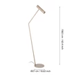 Lampadar Eglo CAMINIA metal, nisipiu, GU10, 4,7W - 901155