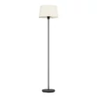 Lampadar Eglo FEBRES metal, textil, negru, alb, E27 - 901265