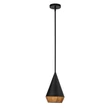 Pendul Elstead metal, franghie, negru, natur, E27 - ELS-ALM-DAPHNE-P-S-MB