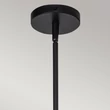 Pendul Elstead metal, franghie, negru, natur, E27 - ELS-ALM-DAPHNE-P-S-MB