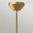 Pendul Elstead metal, sticla, auriu, opal, E27 - ELS-ALM-HALSTON-P-M-GD