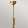 Pendul Elstead metal, sticla, auriu, transparent, E27 - ELS-ALM-JUDE-P-GD-CL