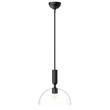 Pendul Elstead metal, sticla, negru, transparent, E27 - ELS-ALM-JUDE-P-MB-CL