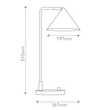 Veioza Elstead metal, negru, E27 - ELS-ALM-REMYCK-TL-BK