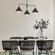 Pendul Elstead metal, sticla, negru, opal, E27 - ELS-ALM-REMYCK3-BK