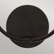 Aplica de perete  Elstead metal, sticla, negru, transparent, E14 - ELS-ALM-SYLVIA-2WB-BK-CL