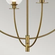 Candelabru Elstead metal, sticla, auriu, transparent, E14 - ELS-ALM-SYLVIA4-BG-CL