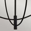 Candelabru Elstead metal, sticla, negru, transparent, E14 - ELS-ALM-SYLVIA4-BK-CL