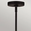 Candelabru Elstead metal, sticla, negru, transparent, E14 - ELS-ALM-SYLVIA4-BK-CL