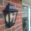 Aplica de perete exterioara Elstead metal, plastic, negru, transparent, E27, IP44 - ELS-DECO-LANE7-BLACK