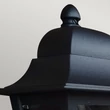 Aplica de perete exterioara Elstead metal, plastic, negru, transparent, E27, IP44 - ELS-DECO-LANE7-BLACK