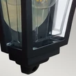 Aplica de perete exterioara Elstead metal, plastic, negru, transparent, E27, IP44 - ELS-DECO-LANE7-BLACK