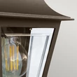 Aplica de perete exterioara Elstead metal, plastic, bronz, transparent, E27, IP44 - ELS-DECO-LANE7-BRONZE