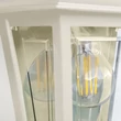 Aplica de perete exterioara Elstead metal, plastic, crem, transparent, E27, IP44 - ELS-DECO-LANE7-CREAM